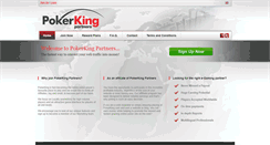 Desktop Screenshot of pokerkingpartners.com
