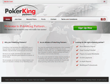 Tablet Screenshot of pokerkingpartners.com
